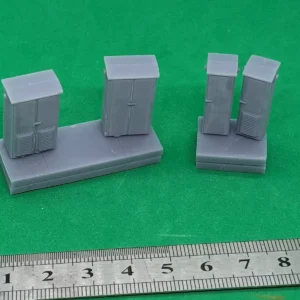 4mm OO gauge line side cabinets