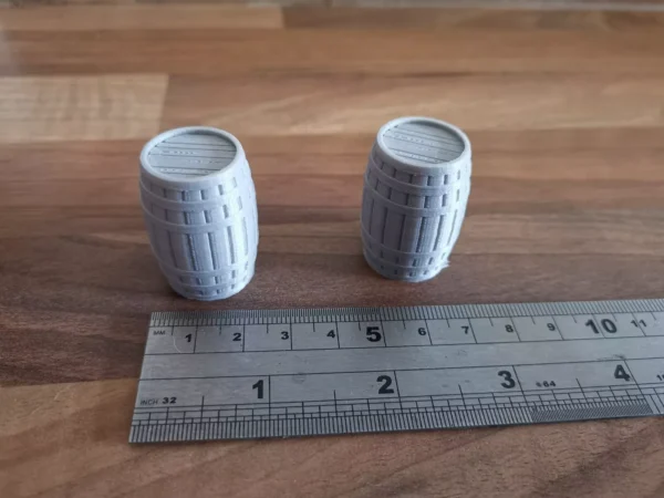 Gauge 3 Wooden Style Barrels