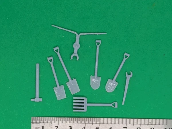 Gauge 1 platelayers tools (10mm 1:32 scale)