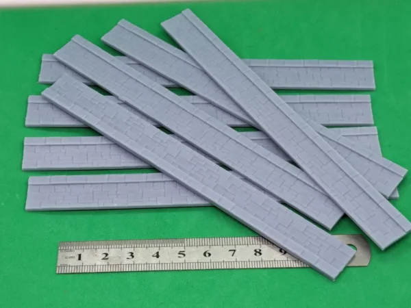 00 guage platform wall 8 pack