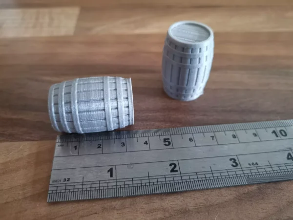 Gauge 3 Wooden Style Barrels