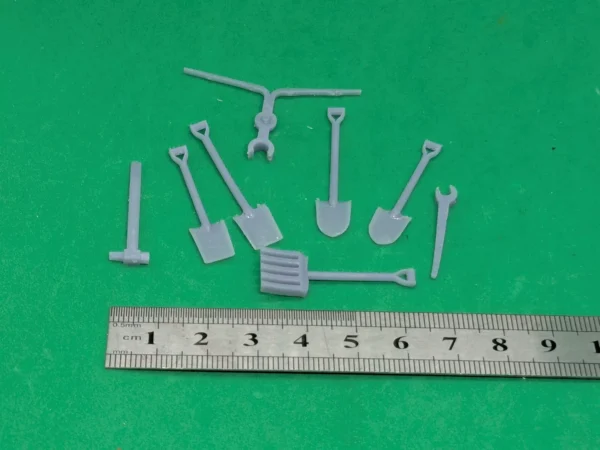 Gauge 1 platelayers tools (10mm 1:32 scale)