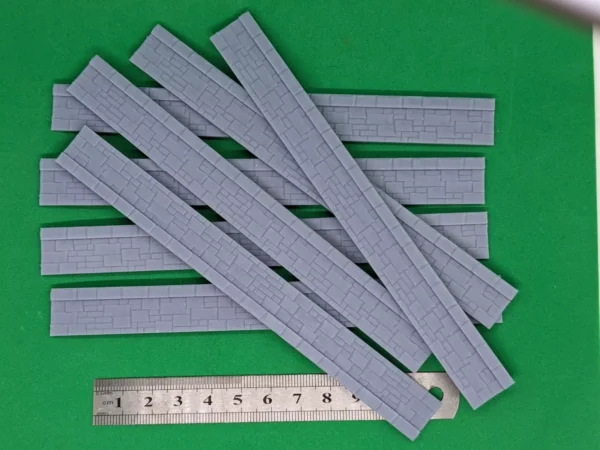 00 guage platform wall 8 pack