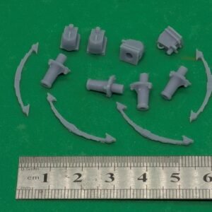 7mm L&Y railway good wagon parts