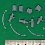 7mm L&Y railway good wagon parts