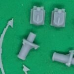 7mm L&Y railway good wagon parts