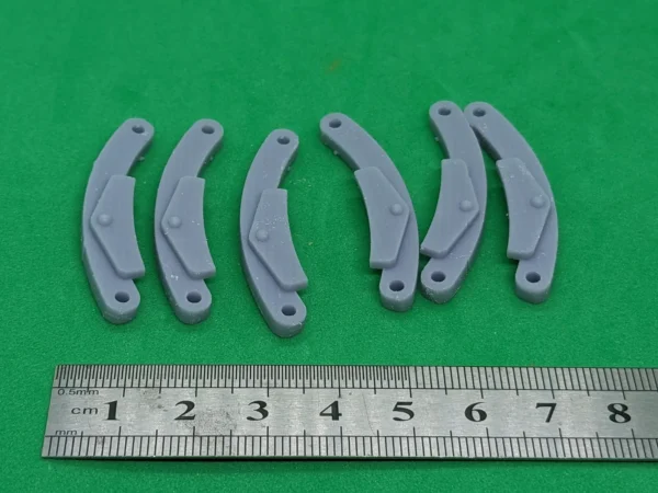 Curved gauge 3 brake shoes.