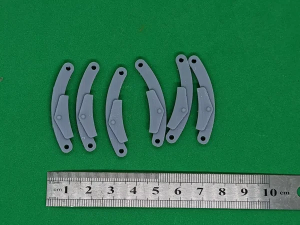 Curved gauge 3 brake shoes.
