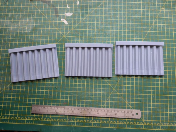 OO gauge sheet piling