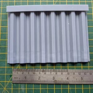 OO gauge sheet piling