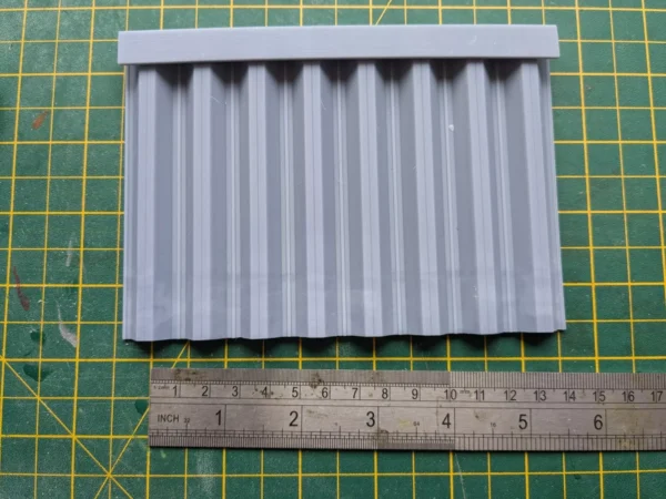 OO gauge sheet piling
