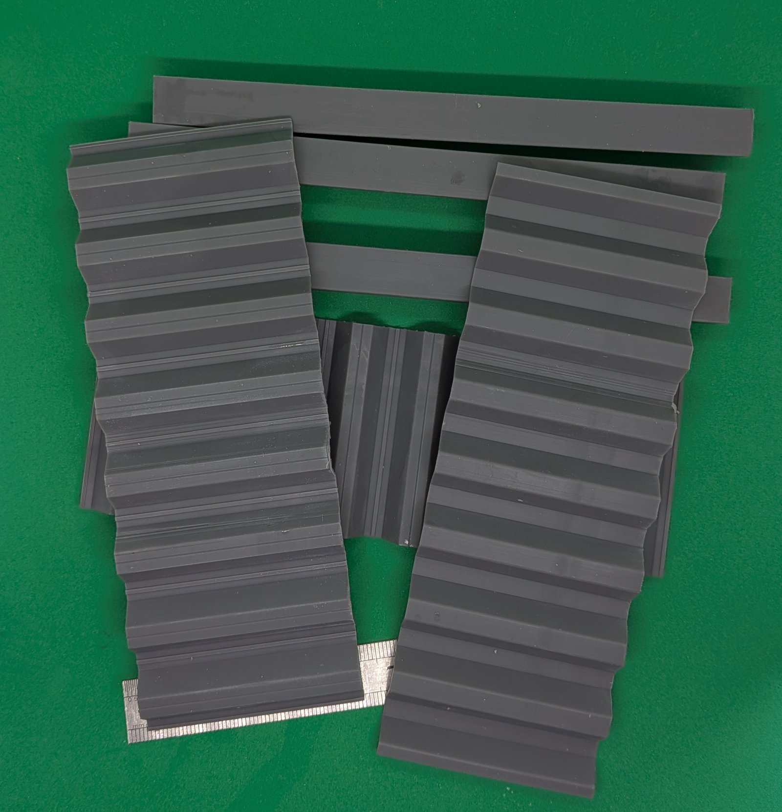 OO gauge 55mm sheet piling